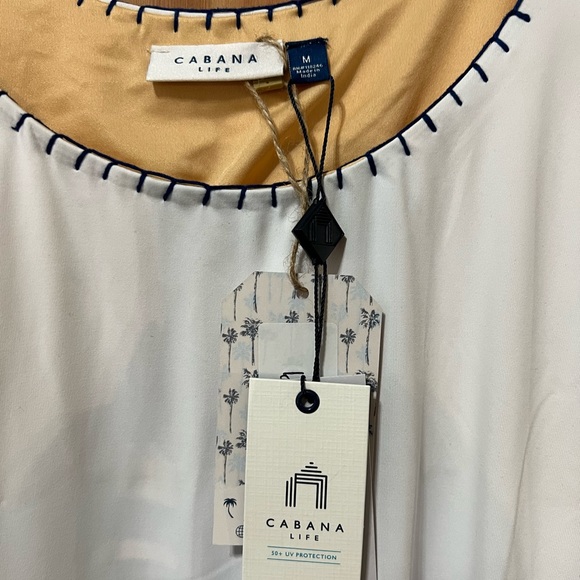 NWT Cabana Life White UPF 50 active dress medium - Picture 2 of 12